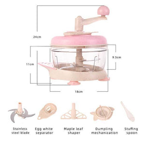 Multifunctional Manual Food Processor Chopper