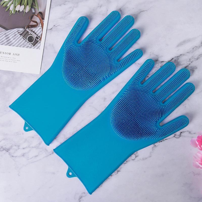 Magic Silicone Washing Gloves