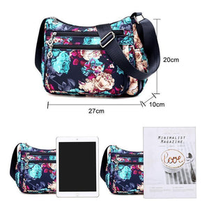 Floral Large Capacity Shoulder Bag