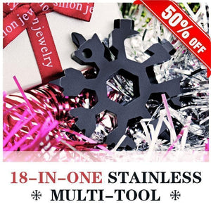 18-in-1 stainless steel snowflakes multi-tool