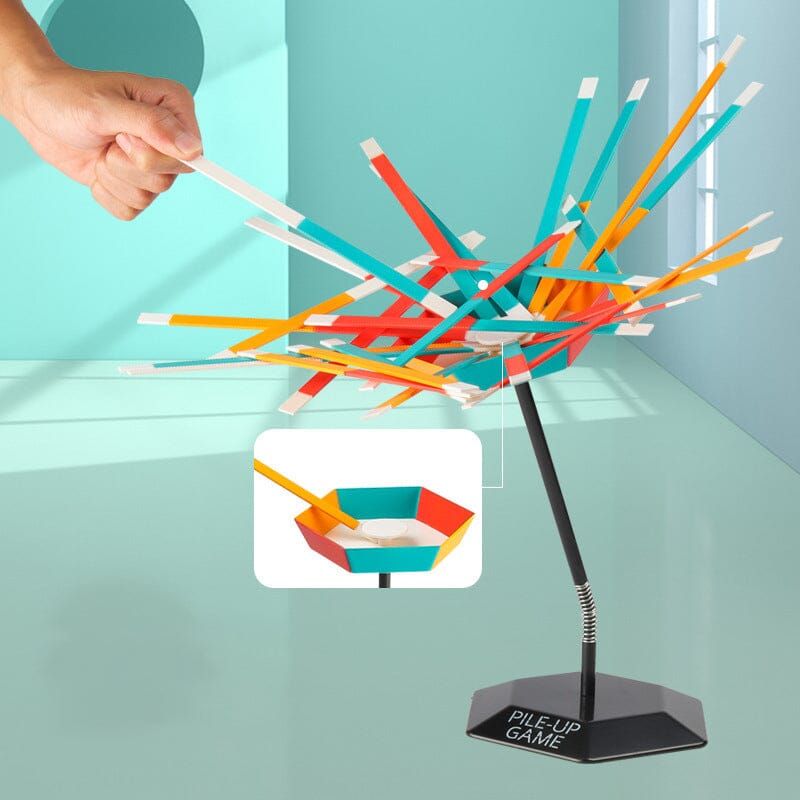 Stick Stack Game Multicolor 36 Pieces Desk Balancing Toys for Kids