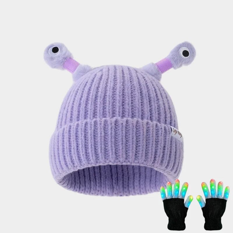 🐸Glow in the Dark Little Monster Woolly Hat🥳