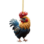 Cartoon rooster decorative ornaments