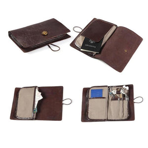 Men Vintage Card Holder Long Wallet