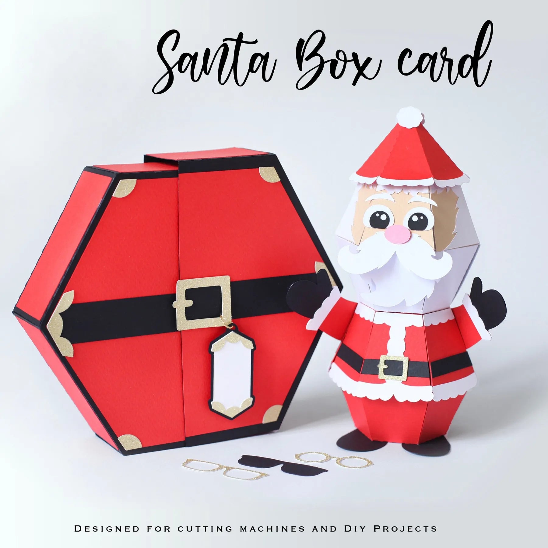 🎅3D Santa Claus Prank Pop-up Box card🥳