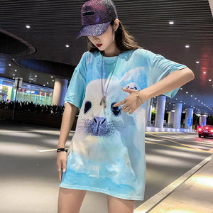 Animal Printed Loose T-shirt