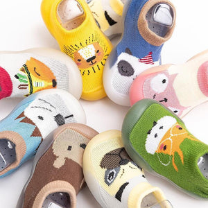 Adorable Animals Non-Slip Baby Shoe-Socks