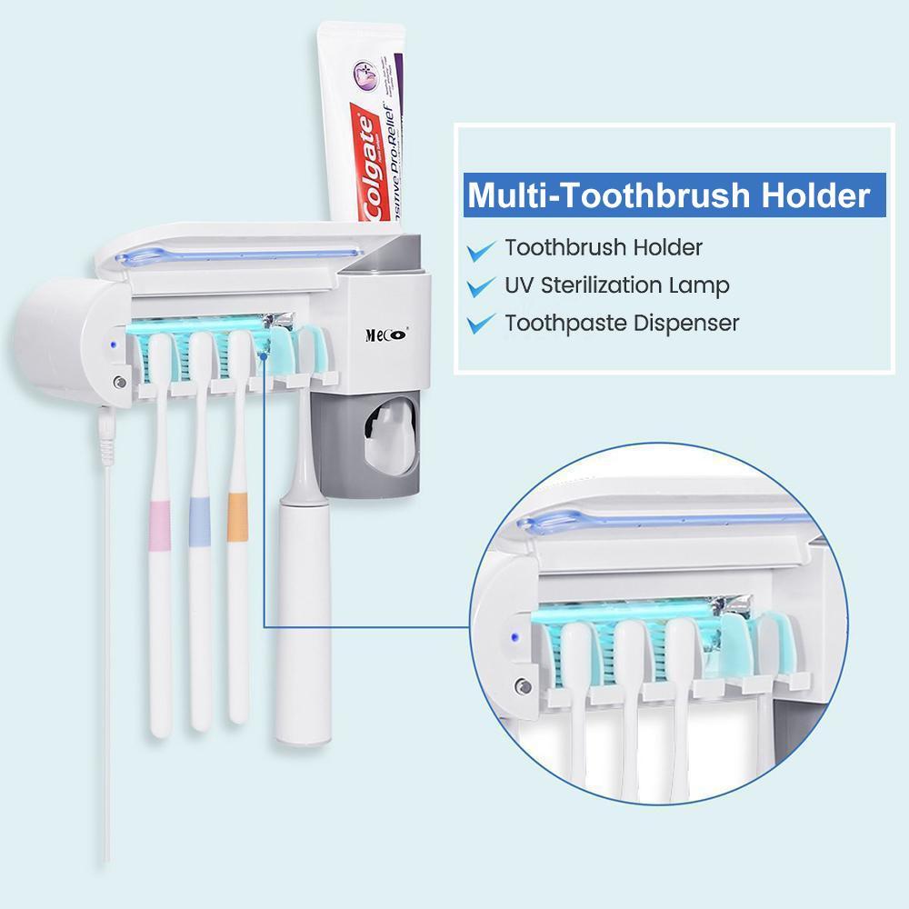 Automatic Toothpaste Squeezer and Holder Set