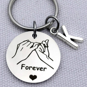 Stainless Steel Love Forever Keychain