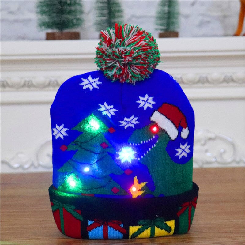 Christmas LED Light Knitted Beanies