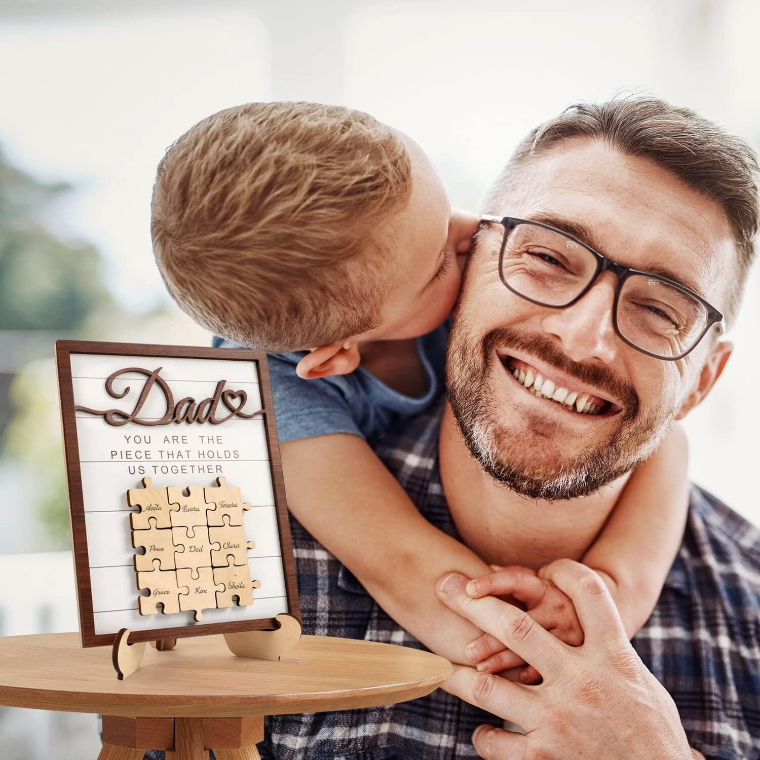 🔥Mother's day sale🔥Mom& DAD & Children Name Puzzle SET