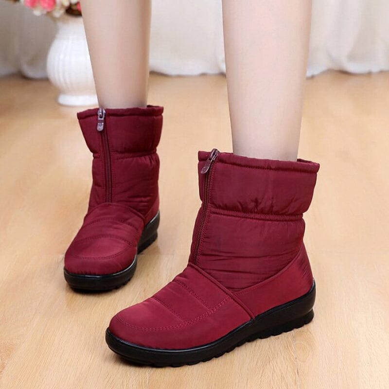 👢Women's Waterproof Snow Ankle Boots - Winter Warm