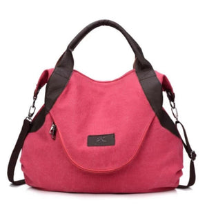 Women Large Capacity Pocket Casual Tote Handbag