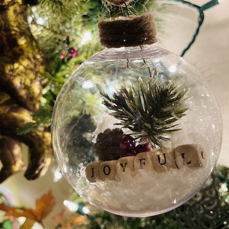 Transparent Christmas Decoration Balls