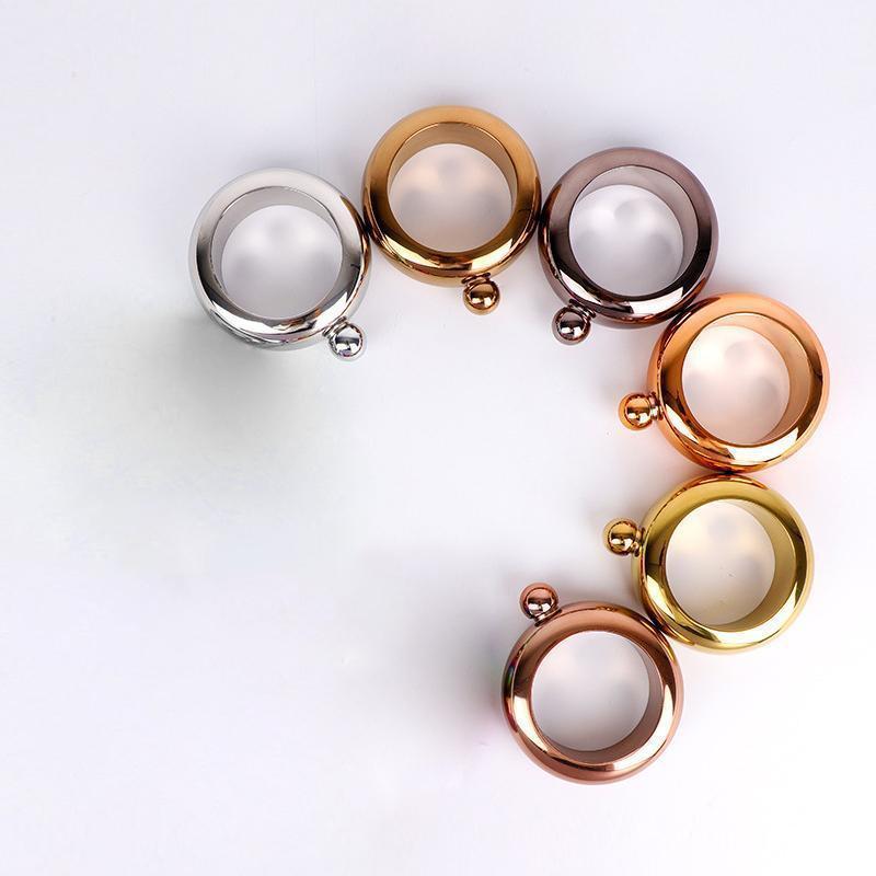 Stainless Steel Bangle Bracelet Flask for Women