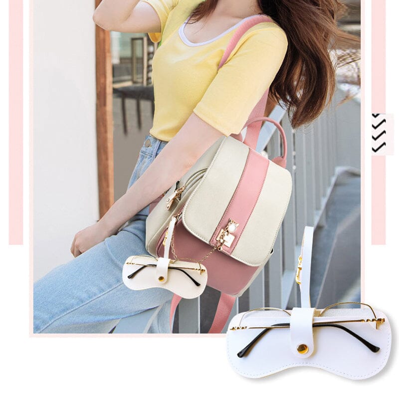 Soft Leather Sunglasses Bag