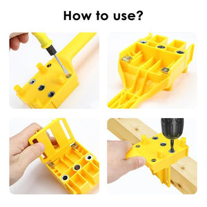 Wood Doweling Hole Drill Guide