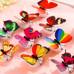 9 Pcs LED Butterfly Lights Wall Stickers