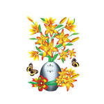 3D Vase Sticker