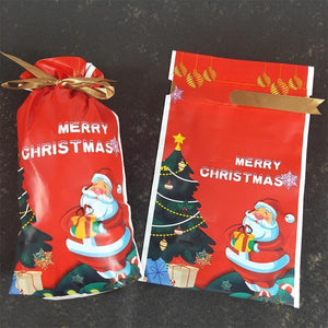 Drawstring Christmas Gift Bags（50 pcs）