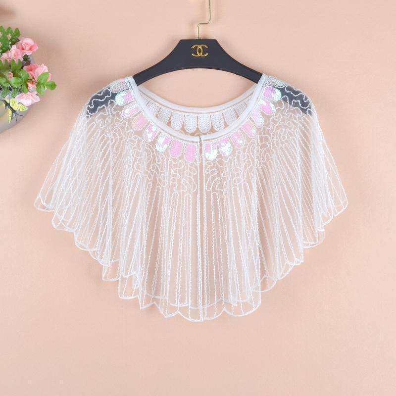 Vintage Women Sequin Cape Dress Shawl