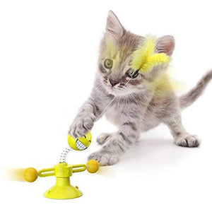 Interactive Spring Man Cat Toy