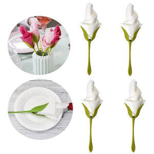 Bloom Napkin Holders For Tables (4 PCS 1 SET)