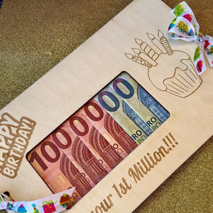 Wooden Money Gift Box