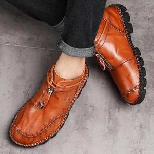 Hand Stitching Non Slip Soft Sole Casual Boots