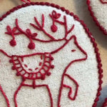 Hand Embroidery Christmas Ornaments Kit