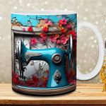 New 3D sewing machine mug🎁A good choice for Christmas gift