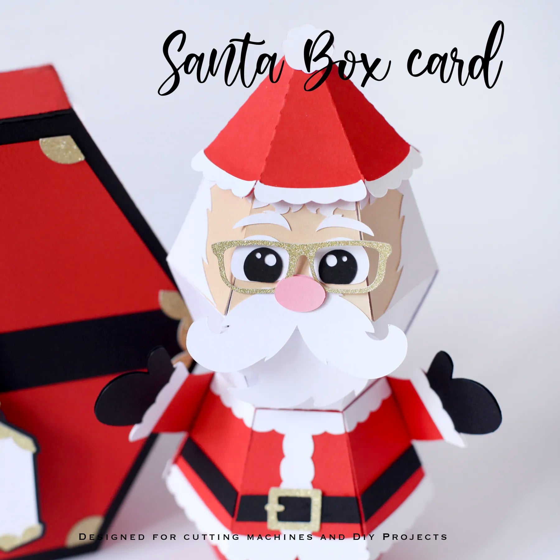 🎅3D Santa Claus Prank Pop-up Box card🥳