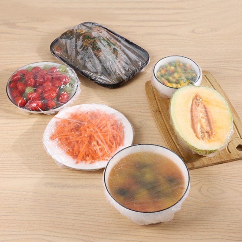 🍉Disposable Plastic Wrap Cover/100pcs