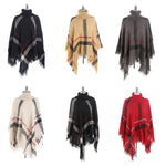 Lattice Cloak Poncho Sweater