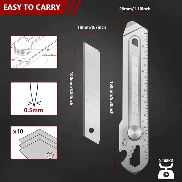 10-in-1 Multi Purpose Utility Knife