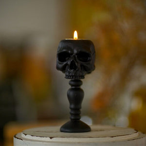 ☠️Cubic Skull Pillar Candle Holder☠️