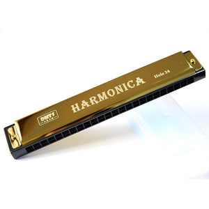 24-Hole C Key Metal Harmonica