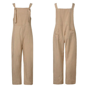 Casual Jumpsuits Overalls Baggy Bib Pants Plus Size