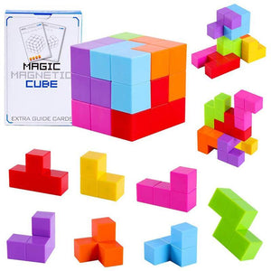 3D Magnetic Cube Building Blocks