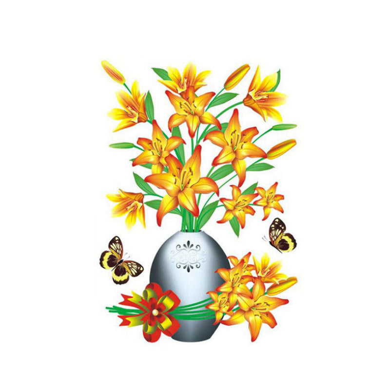 3D Vase Sticker