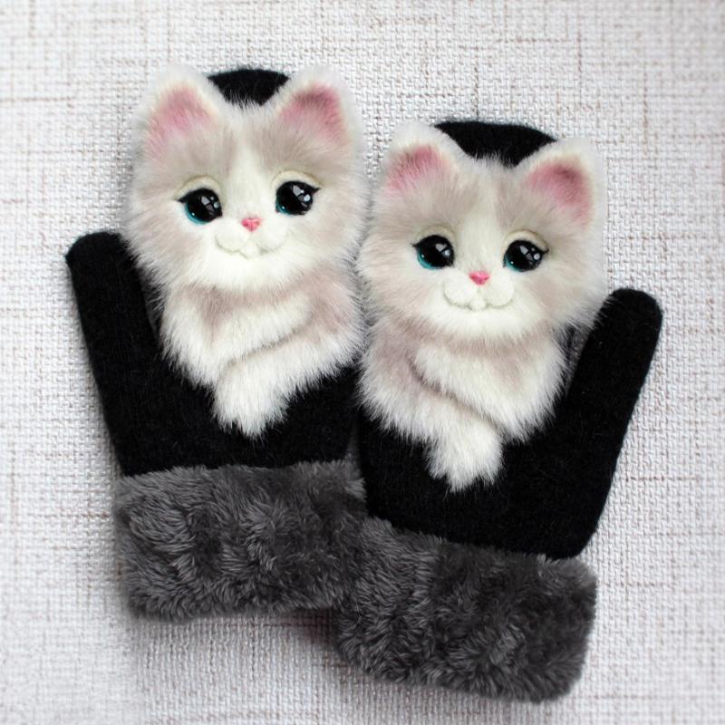 Cute Winter Animal Gloves