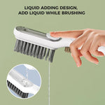 Multi-functional liquid-filled crevice brush