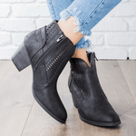 Women Thick Heel Platform Boots