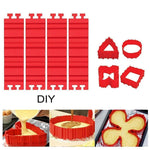 DIY Nonstick Silicone Cake Mold Kitchen Baking Mould Tools