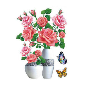 3D Vase Sticker