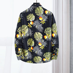 Beach Print Long Sleeve Shirt