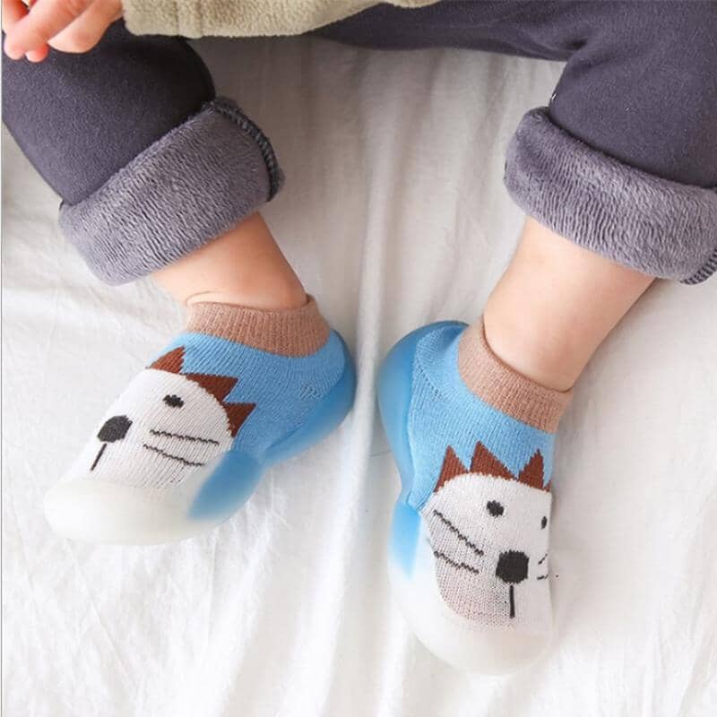 Adorable Animals Non-Slip Baby Shoe-Socks