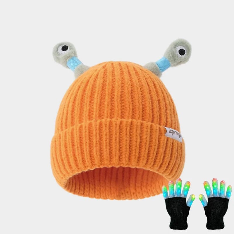 🐸Glow in the Dark Little Monster Woolly Hat🥳