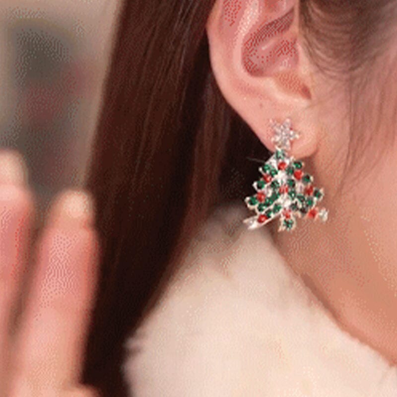 Christmas Tree Stud Earrings