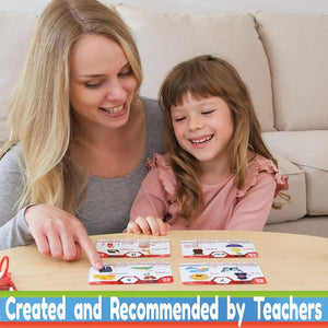 Phonics Flash Cards - Learn to Read in 20 Stages - Digraphs CVC Blends Long Vowel Sounds